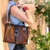Western Brown Floral Leather Phone Case
