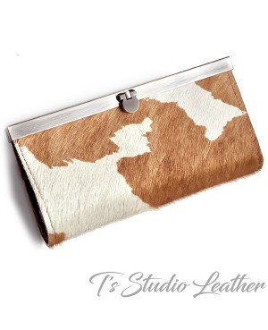 Hair On Cowhide Leather Women's Wallet