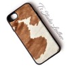 Western Style Hair On Cowhide Leather Phone Case