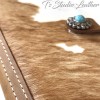 Hair On Cowhide Leather Wallet Phone Case