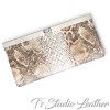 Python Snakeskin Cowhide Leather Women's Wallet