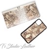 Python Snakeskin Cowhide Leather Women's Wallet