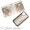 Python Snakeskin Cowhide Leather Women's Wallet