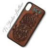 Custom Personalized Hand Tooled Western Style Leather Phone Case - Gift Idea