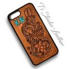 Custom Personalized Hand Tooled Western Style Leather Phone Case - Gift Idea