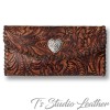 Brown Western Style Womens Wallet