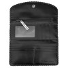 Burgundy and Black Western Style Womens Wallet