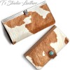 Western Style Hair On Cowhide Leather Phone Case with matching wallet