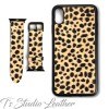 Cheetah Hair On Cowhide Leather Phone Case