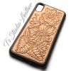 Western Style Hand Tooled Leather Phone Case by Ts Studio Leather