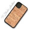 Genuine Cork Phone Case with Silver Metallic Flecks