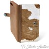 Hair On Cowhide Leather Wallet Phone Case