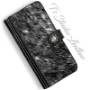 Black and White Hair On Cowhide Leather Wallet Phone Case