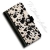Axis Deer Hair On Cowhide Leather Wallet Phone Case