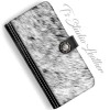 Axis Deer Hair On Cowhide Leather Wallet Phone Case