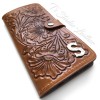 Personalized with Initial Leather Phone Case