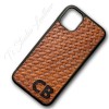 Hand Tooled Leather Phone Case - Western Style basketweave phone case for iPhone or Samsung