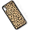 Cheetah Print Hair On Cowhide Leather Phone Case