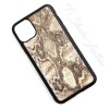Python Snakeskin Cowhide Leather Phone Case