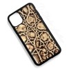 Tortoise Texture Cowhide Leather Phone Case