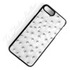 White Ostrich Leather Phone Case - Genuine Cowhide Leather
