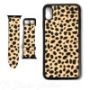 Cheetah Animal Print Hair-on Leather Phone Case and Watch band