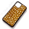 Axis Deer Western Style Genuine Hair On Cowhide Leather Phone Case