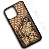 Basketweave Hand Tooled Leather Phone Case