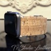 Metallic Flecked Cork Watch Band