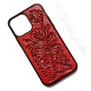 Leather Hand Tooled Floral Phone Case