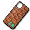 Hand Tooled Leather Phone Case - Western Style basketweave phone case for iPhone or Samsung