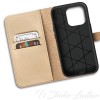 Western Style Hand Tooled Leather Wallet Phone Case