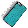 Ostrich Leather iPhone Case - Genuine Cowhide Emu Embossed Print