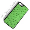 Ostrich Leather iPhone Case - Genuine Cowhide Emu Embossed Print