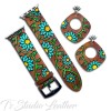 Floral Leather Earrings with Sunflowers and Daisies