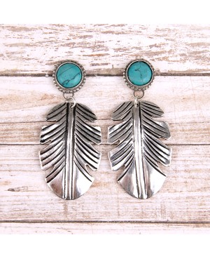 Silver Feather Turquoise...