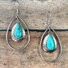 Silver and Turquoise Apple Watch Band Bracelet