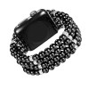 Black Beaded Apple Watch Band