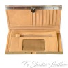 Womens Natural Cork Wallet with Silver Flecks