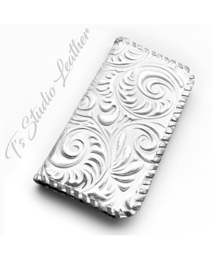 White and Silver Metallic...