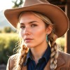 Turquoise and Silver Hoop Earrings - Lightweight Western Style Jewelry