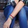 Turquoise and Silver Hoop Earrings - Lightweight Western Style Jewelry