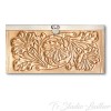 Hand Tooled Western Style Women's Leather Wallet