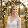 Rustic Country Beach Wedding Choker Necklace with Rhinestone Center