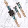 Turquoise and Silver Apple Watch Band Bracelet