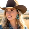 Turquoise and Silver Apple Watch Band Bracelet