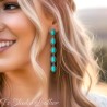 Turquoise and Silver Apple Watch Band Bracelet