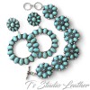Large Cowgirl Turquoise Hoop Earrings