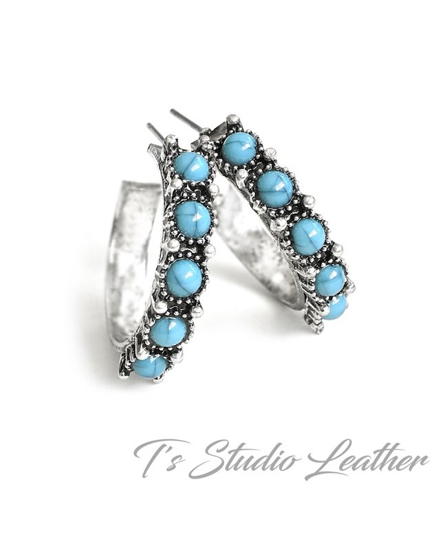 Mohave Turquoise Tiny Mini Drops | Laura Foote Designs